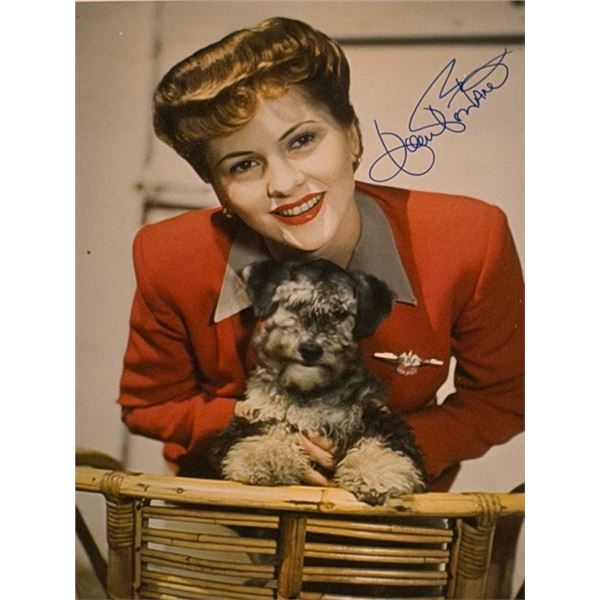 Rebecca Joan Fontaine signed photo