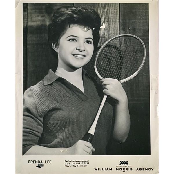 Singer Brenda Lee signed talent agency photo