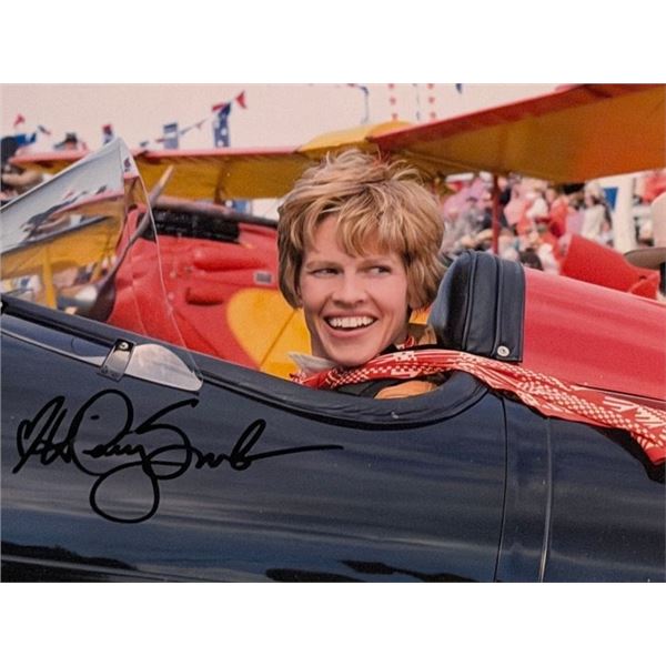Amelia Hilary Swank signed photo