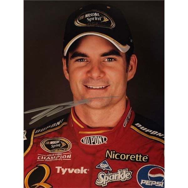 NASCAR Champion Jeff Gordon signed photo