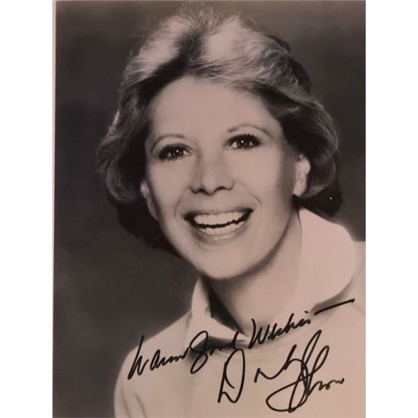 Singer and TV personality Dinah Shore signed photo