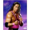 Image 1 : WWF WWE Wrestler Bret The Hitman Hart Signed Photo