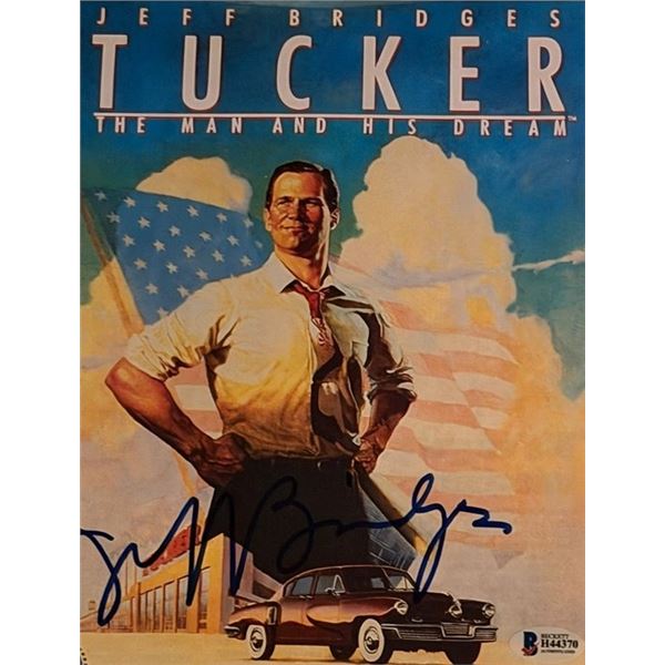 Tucker Jeff Bridges signed movie photo