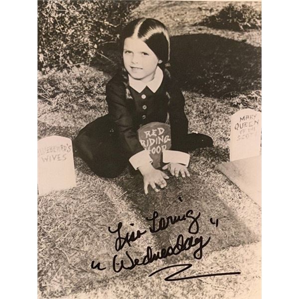The Addams Family Lisa Loring signed photo