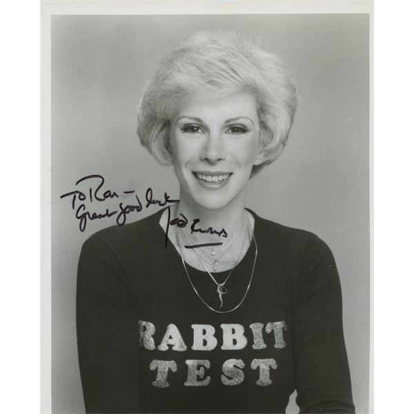 The Tonight Show Joan Rivers signed photo