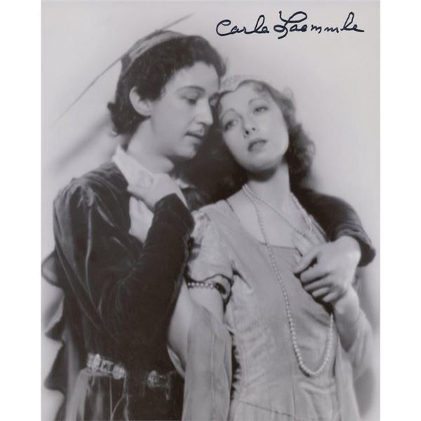 Dracula Carla Laemmle signed photo
