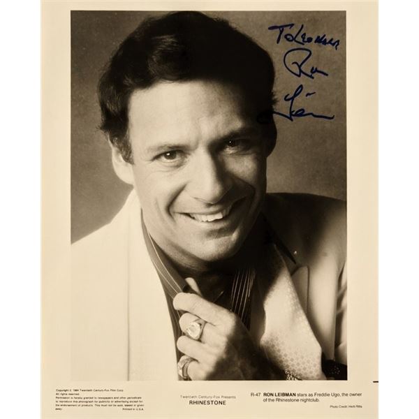 Norma Rae Ron Leibman signed photo