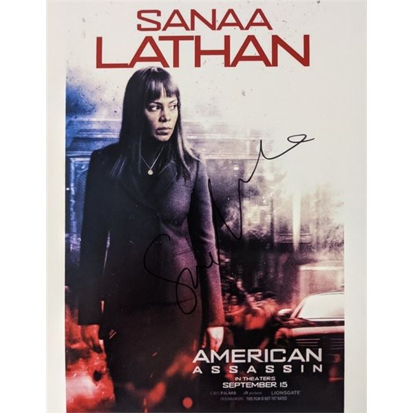 American Assassin Sanaa Lathan signed photo