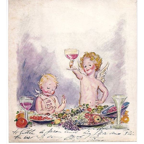 Gibson Girl Creator Charles Dana Gibson Signed Artwork