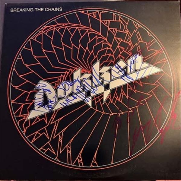 Dokken signed Breaking the Chains
