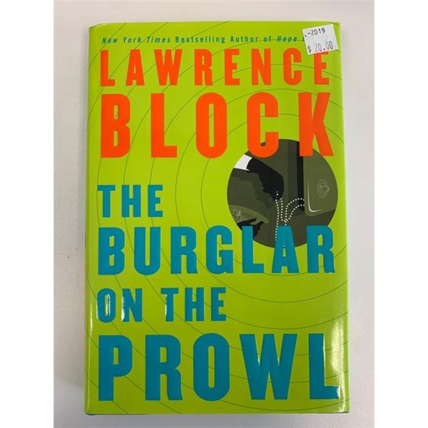 The Burglar on the Prowl Lawrence Block signed first edition book