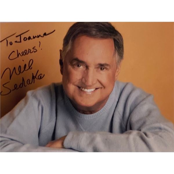 Singer songwriter Neil Sedaka signed photo