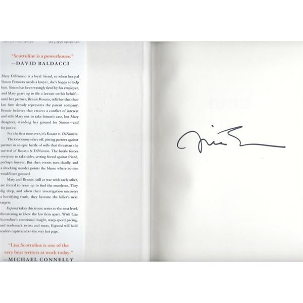 Exposed Lisa Scottoline signed book