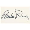 Image 1 : Barbra Streisand Autographed Signature Card — Framed Display
