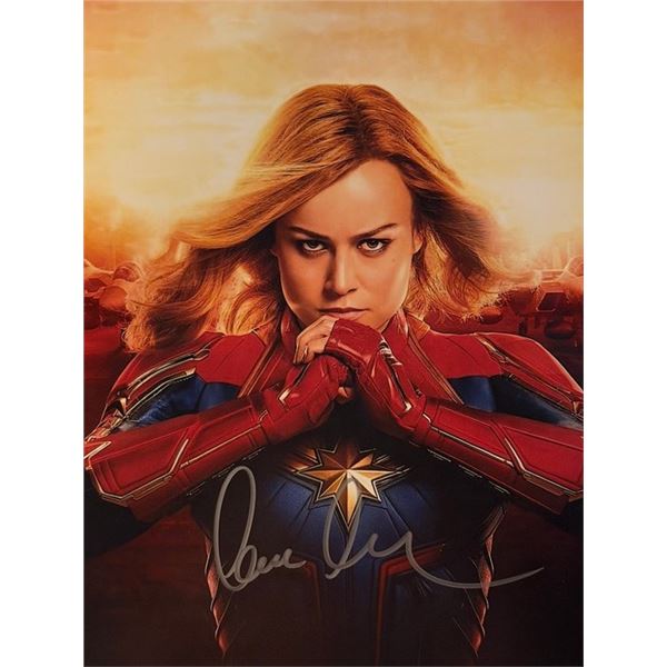 Captain Marvel Brie Larson signed photo