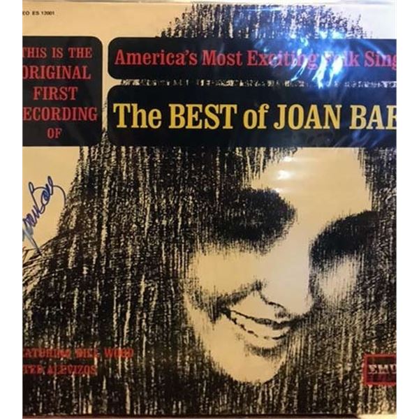 Joan Baez signed Best Of album