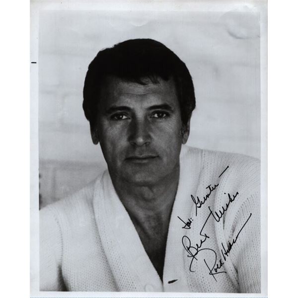 Giant Rock Hudson signed photo