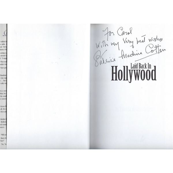 Patricia Medina Cotten signed book
