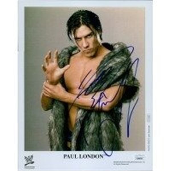 WWE TNA Wrestler Paul London Lucha Signed Photo