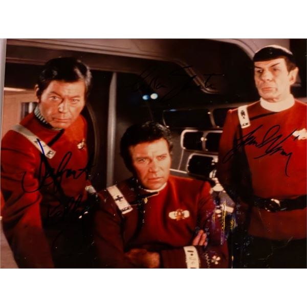 Star Trek cast signed photo