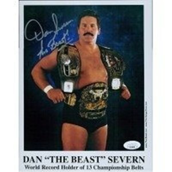 Dan The Beast Severn Signed Photo