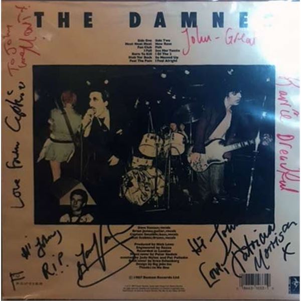 The Damned signed album