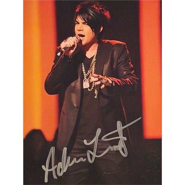 American Idol Adam Lambert signed photo