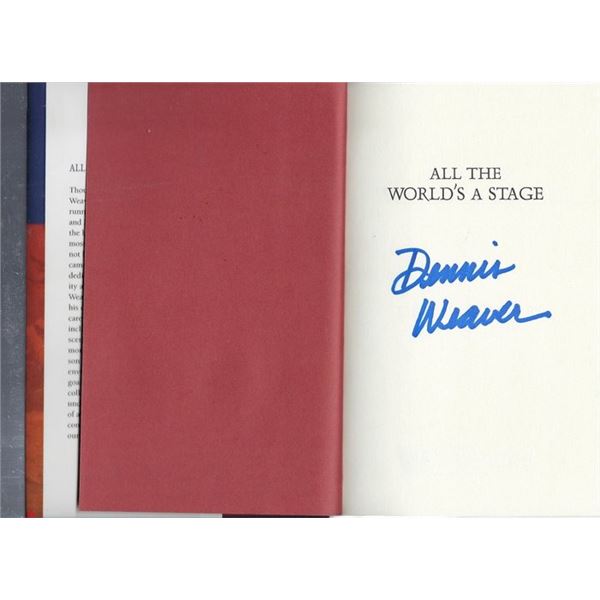 Touch Of Evil Dennis Weaver signed book