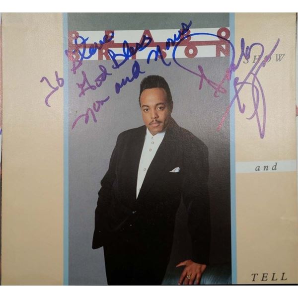 Peabo Bryson signed 45 sleeve