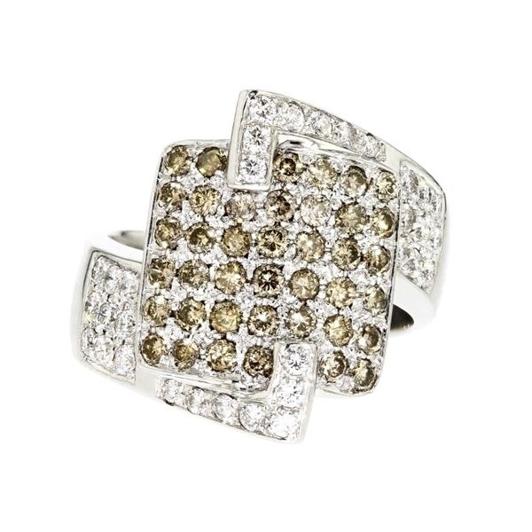 18K White Gold 1.10ctw Diamond Ring