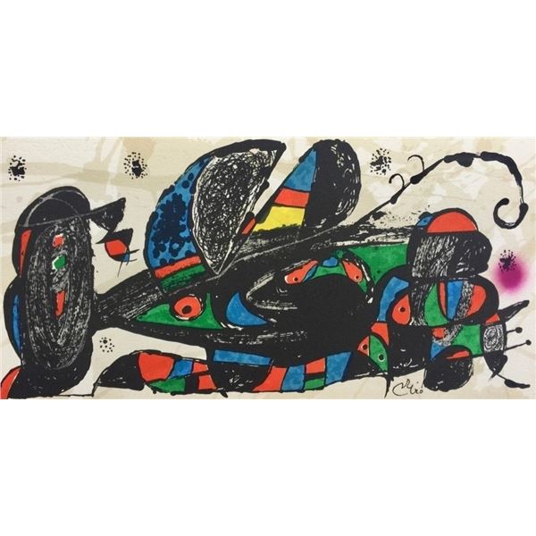 Joan Miró “Escultor Iran” Original Lithograph