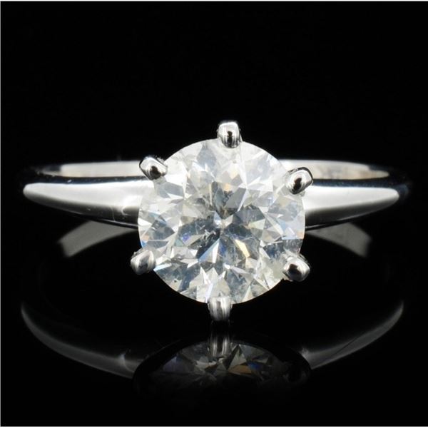 14K White Gold 1.50ct Diamond Solitaire Ring