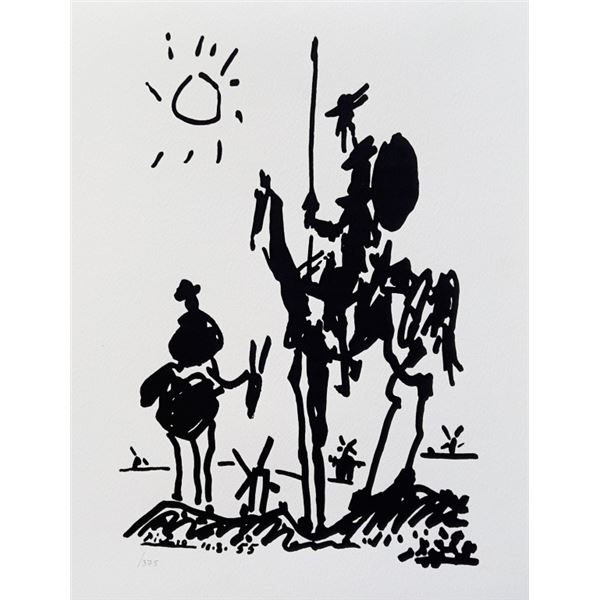 Pablo Picasso DON QUIXOTE Limited Facsimile Signed