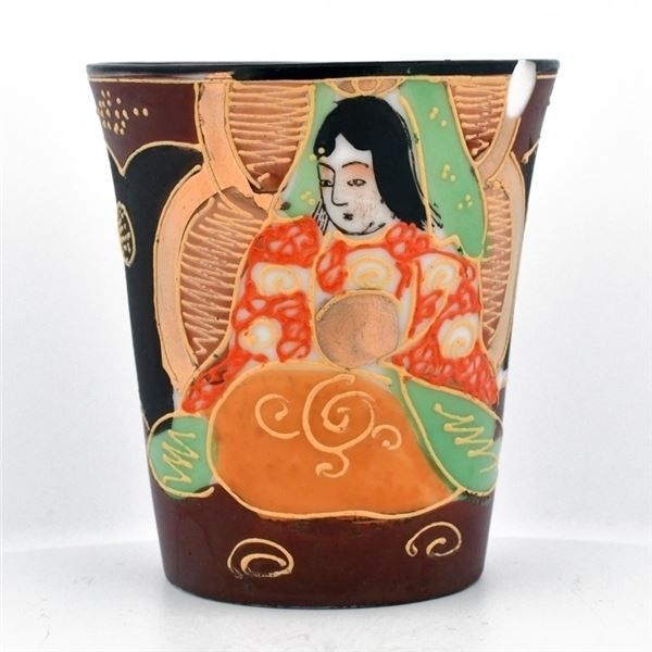 Noritake Figural Porcelain Tumbler Art