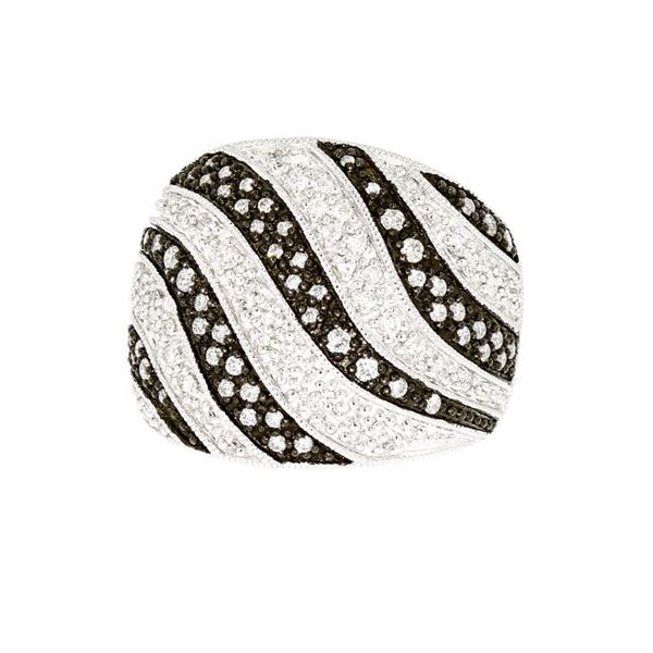 18K White Gold 0.71ctw Diamond Ring