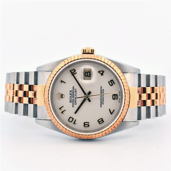 Rolex DateJust YG/SS Jubilee Arabic 36 Wristwatch