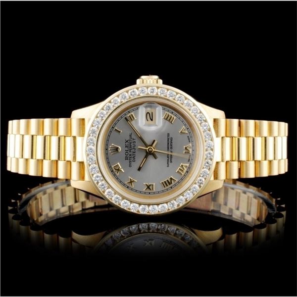 Rolex Presidential Diamond Ladies 18K Watch