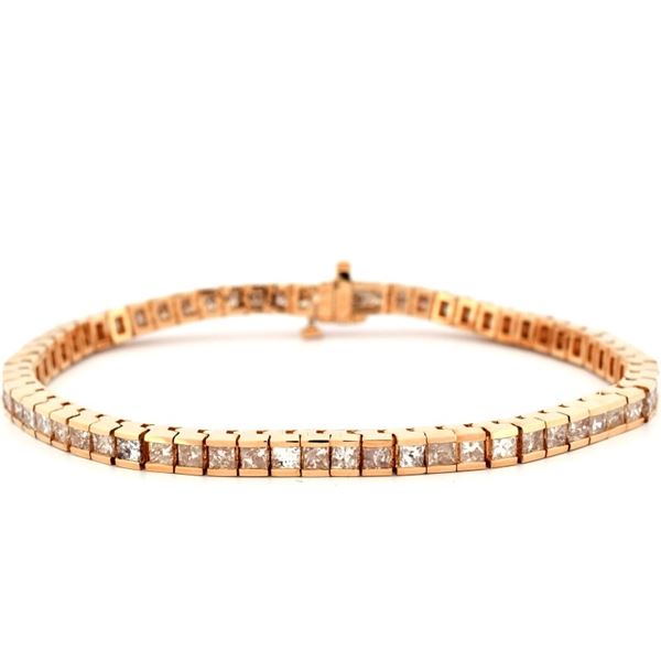 14K Yellow Gold 4.00ctw Diamond Bracelet