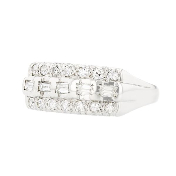 14K White Gold 0.50ctw Diamond Ring