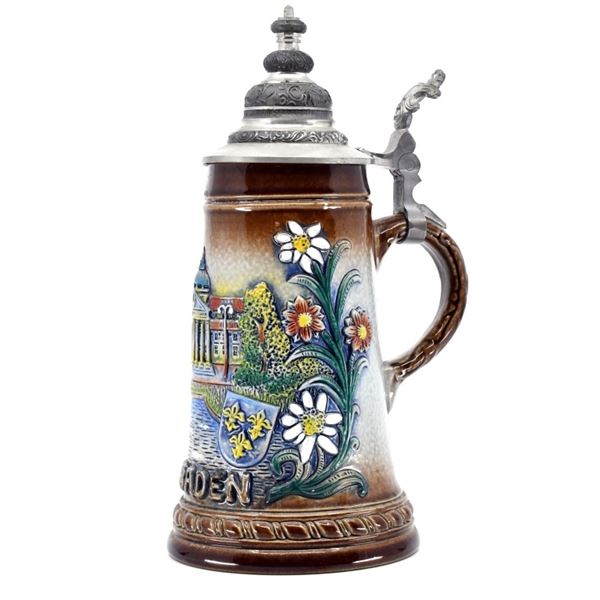 Vintage KING West Germany Baden Beer Stein