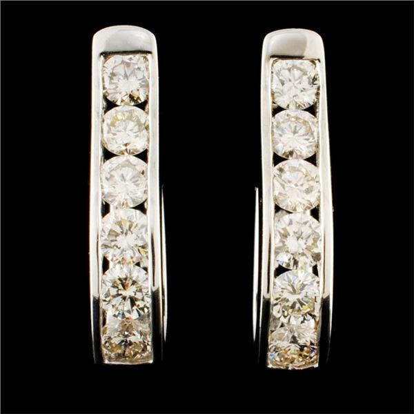 14K Gold 2.30ctw Diamond Earrings