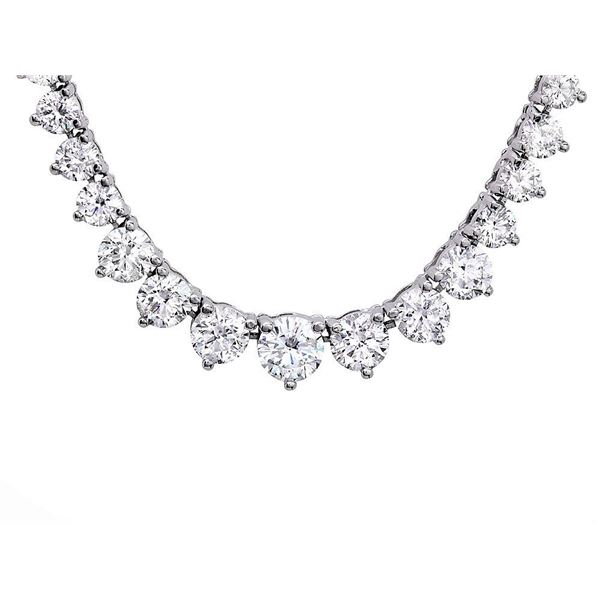 18k White Gold 9.00ct Diamond Necklace