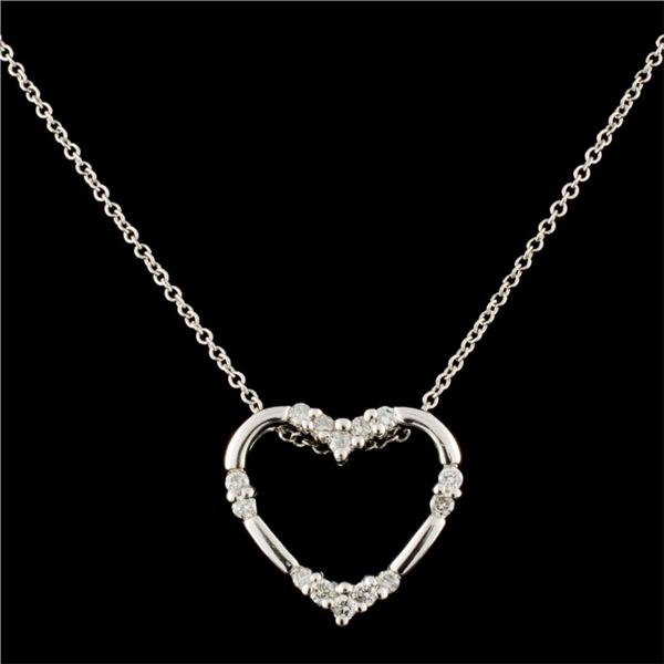 14K Gold 0.20ctw Diamond Pendant