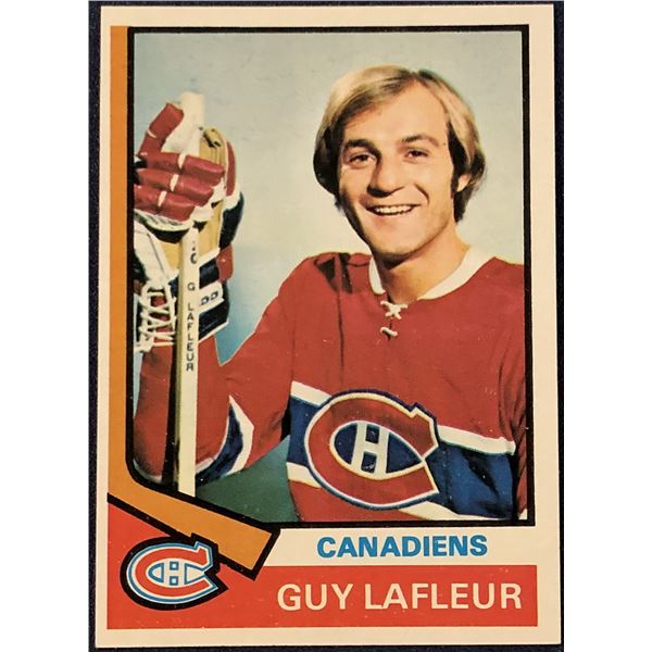 1974-75 TOPPS NHL GUY LAFLEUR (HOF)