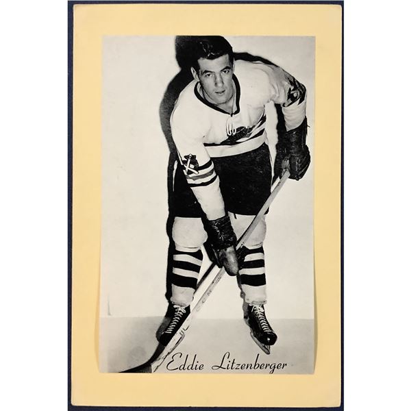 1944-63 BEEHIVE NHL HOCKEY - EDDIE LITZENBERGER (HOF)