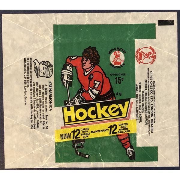 1977-78 O-PEE -CHEE WHA HOCKEY WRAPPER