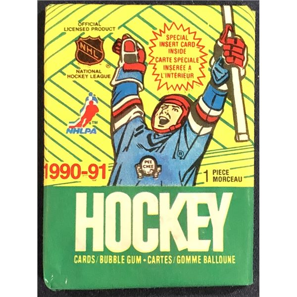 1990-91 O-PEE-CHEE HOCKEY WAX PACK