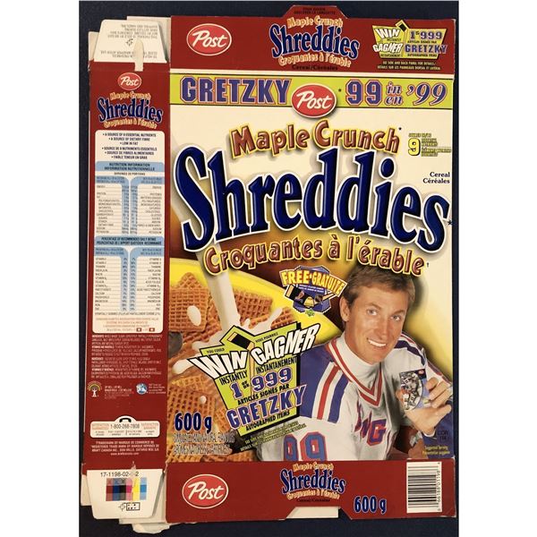 1999 POST CEREAL WAYNE GRETZKY (HOF) BOX