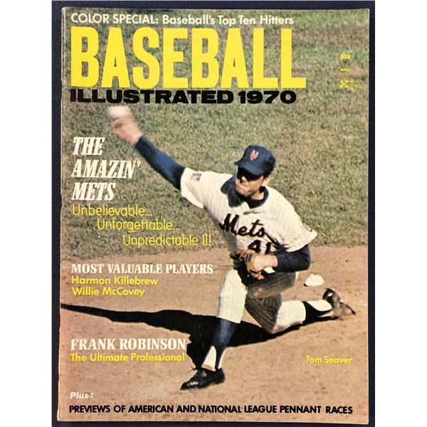 1970 BASEBALL ILLUSTRATED - TOM SEAVER (HOF) COVER