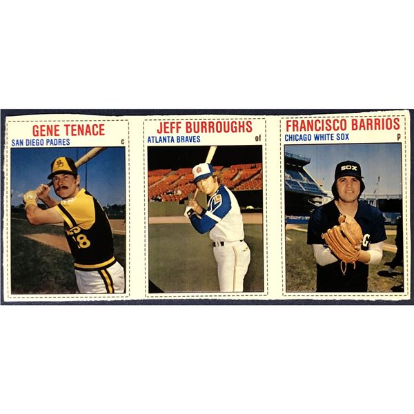 1979 HOSTESS BASEBALL PANEL - JEFF BURROUGHS